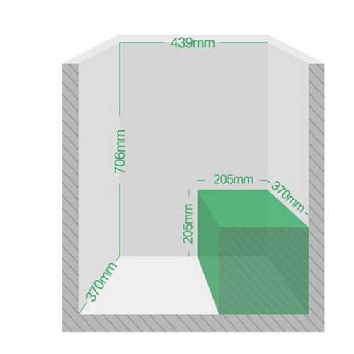 BL-100卧式顶开门防爆冰柜